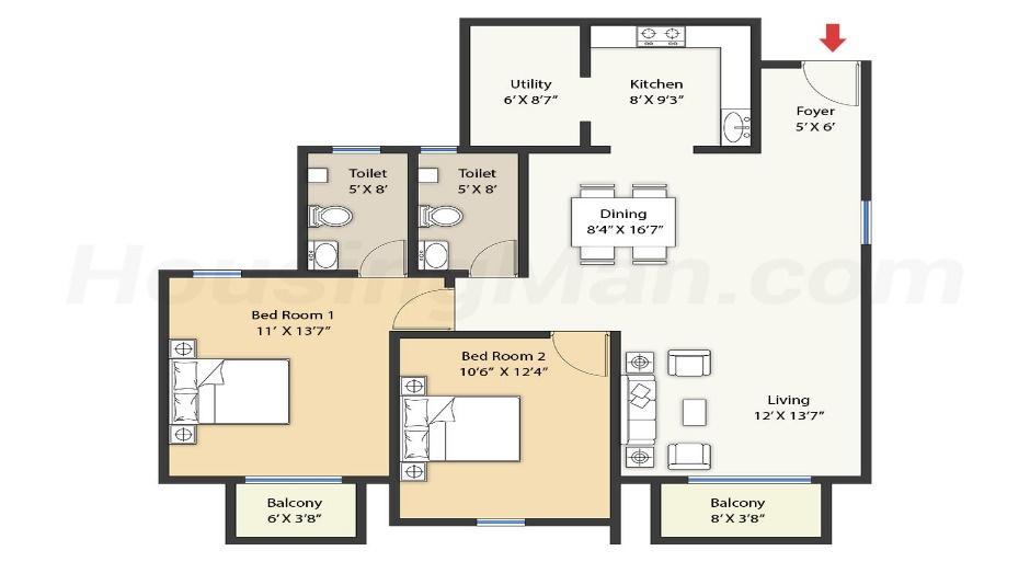 Olangana designs-Abhishek Floor plan