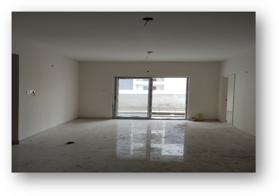 Empty residential apartment before interior design by Olangana Design in Bangalore