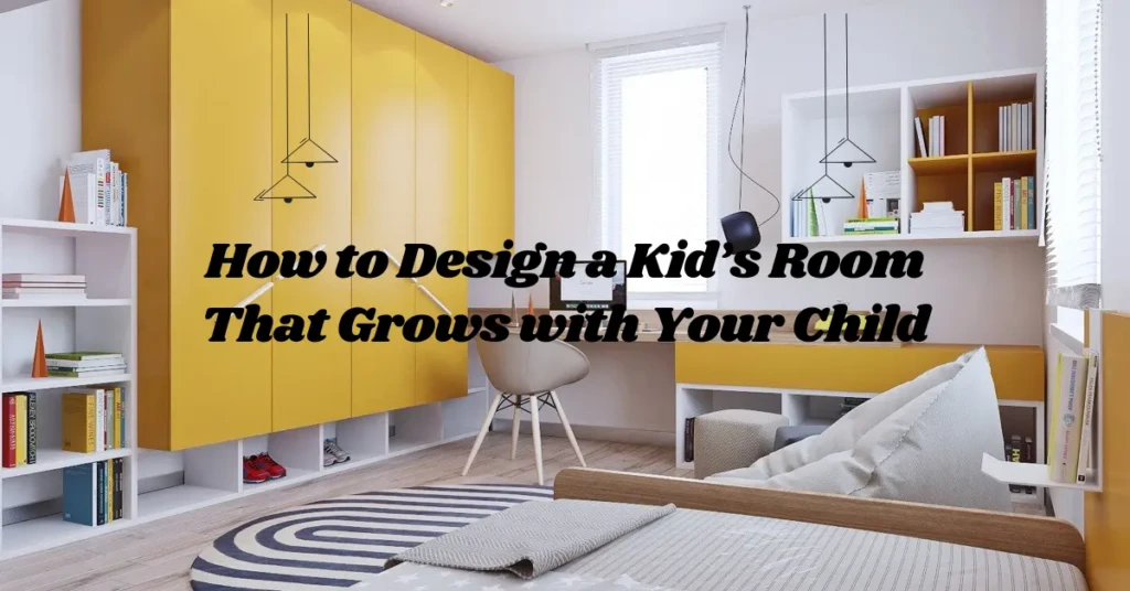 Bangalore kids bedroom with wardrobe, study table, and book racks by Olangana Designs expert
