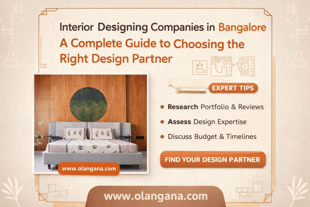 Interior Designing Companies in Bangalore – A Complete Guide to Choosing the Right Design Partner